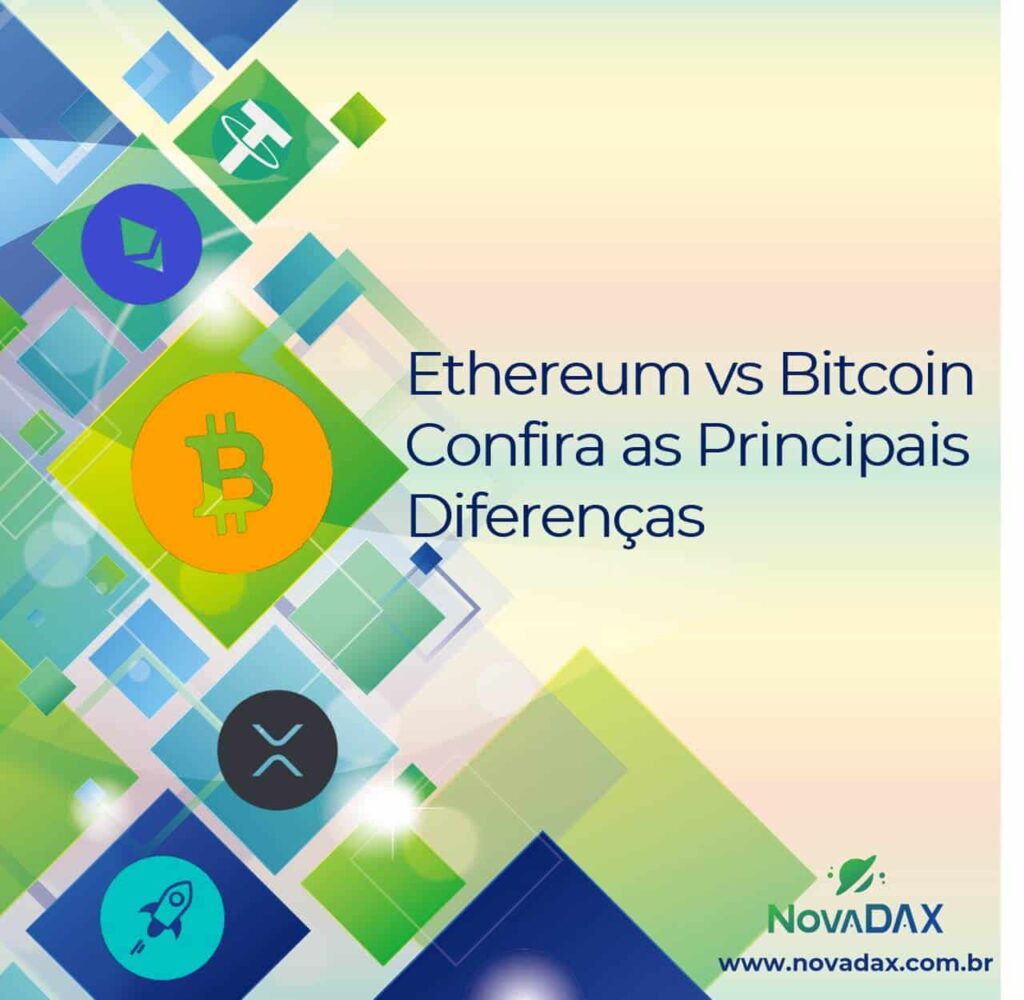 Ethereum vs Bitcoin: diferenças