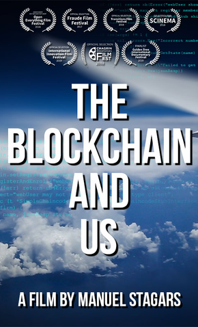 Pôster do documentário "A Blockchain e Nós"