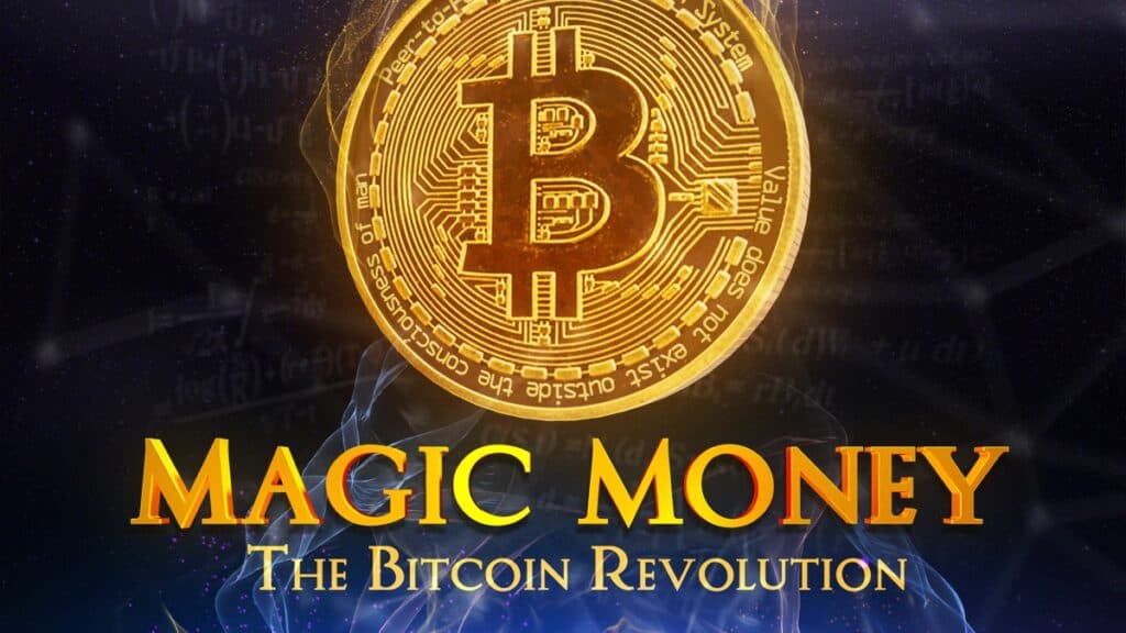 Poster do documentário "Magic Money: The Bitcoin Revolution"